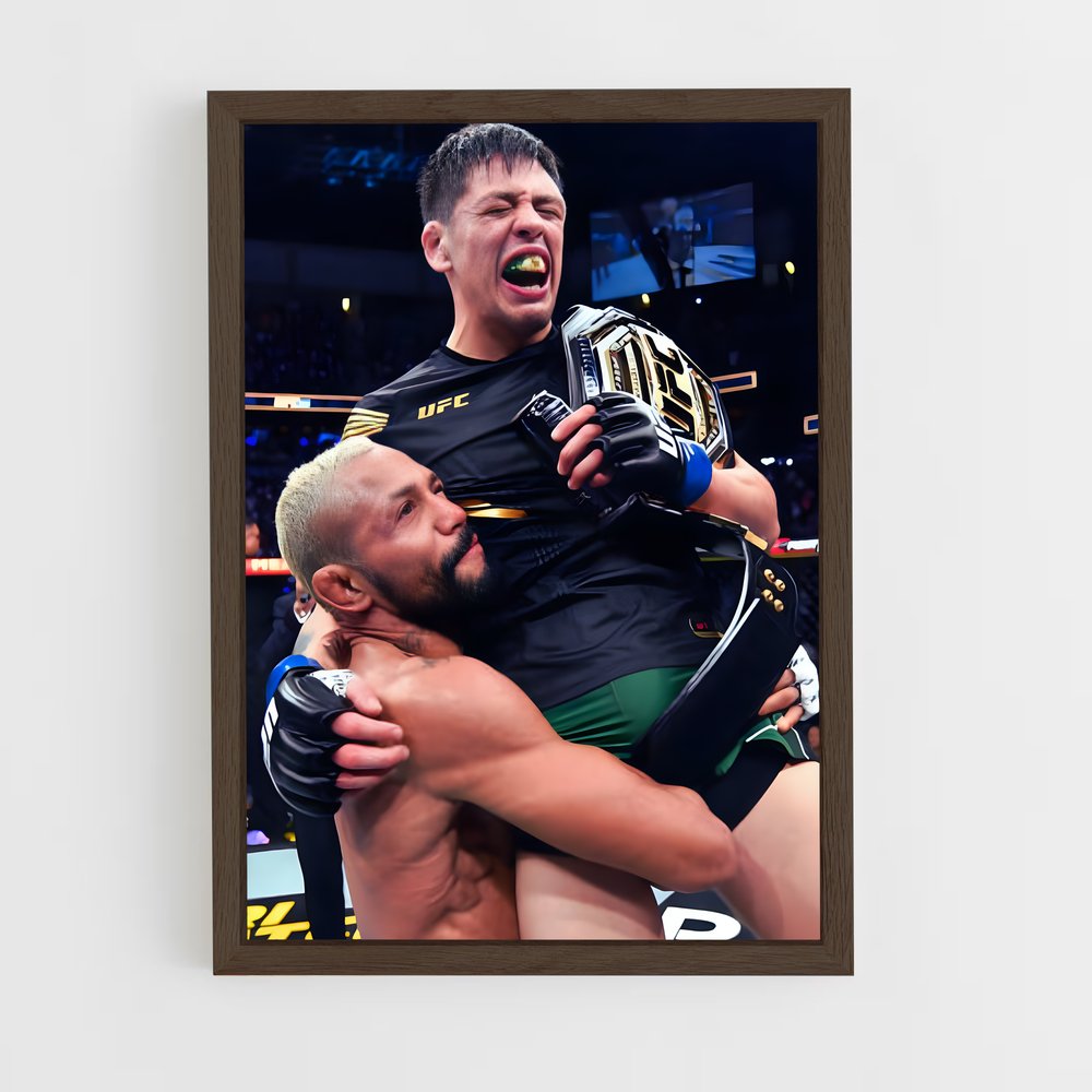 Poster L'Étreinte du Champion – affiche MMA (vue 5)